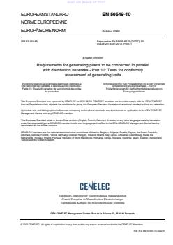 EN 50549-10:2023 - BARVE - Page 3 preview