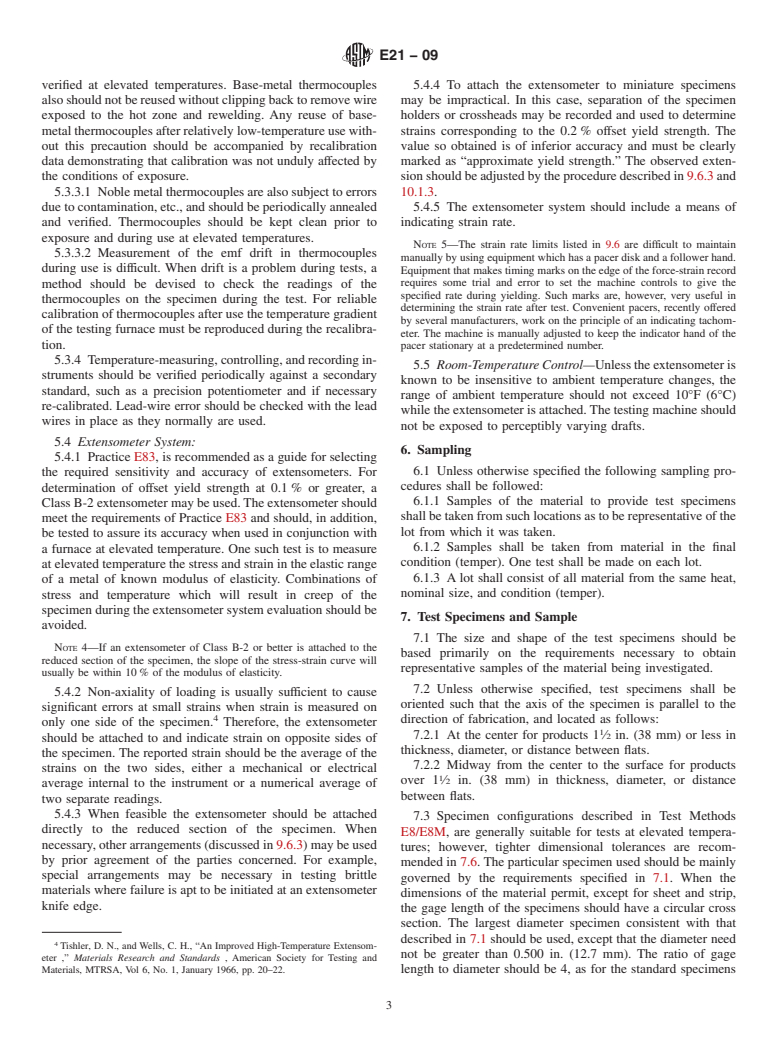 ASTM E21-09 - Standard Test Methods for Elevated Temperature Tension Tests of Metallic Materials