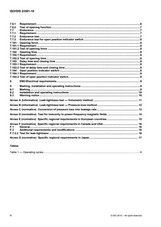 ISO 23551-10:2016 ISO 23551-10:2016 - Safety and control devices for gas burners and gas-burning appliances -- Particular requirements - Page 4 preview