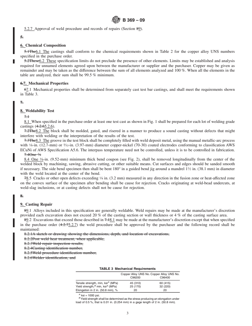 REDLINE ASTM B369-09 - Standard Specification for Copper-Nickel Alloy Castings