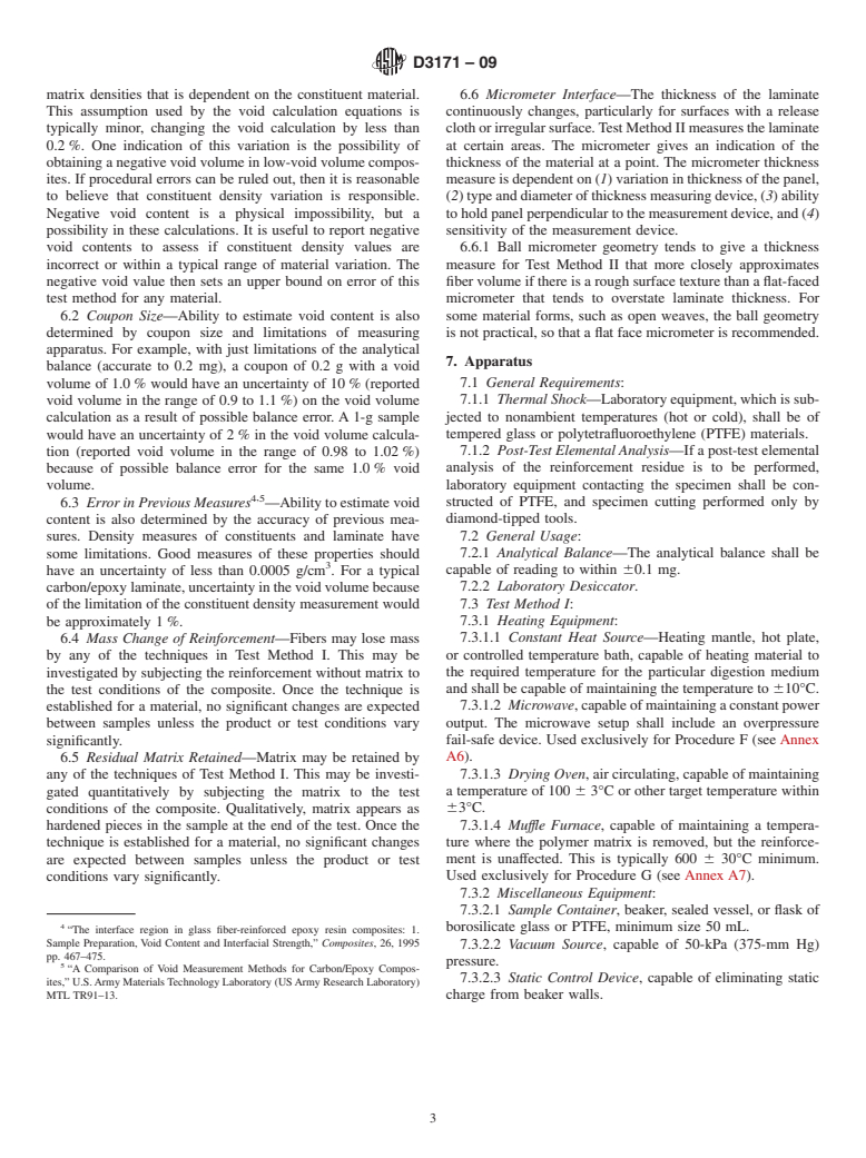 ASTM D3171-09 - Standard Test Methods for Constituent Content of Composite Materials