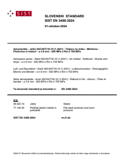 SIST EN 3488:2024 - Page 1 preview