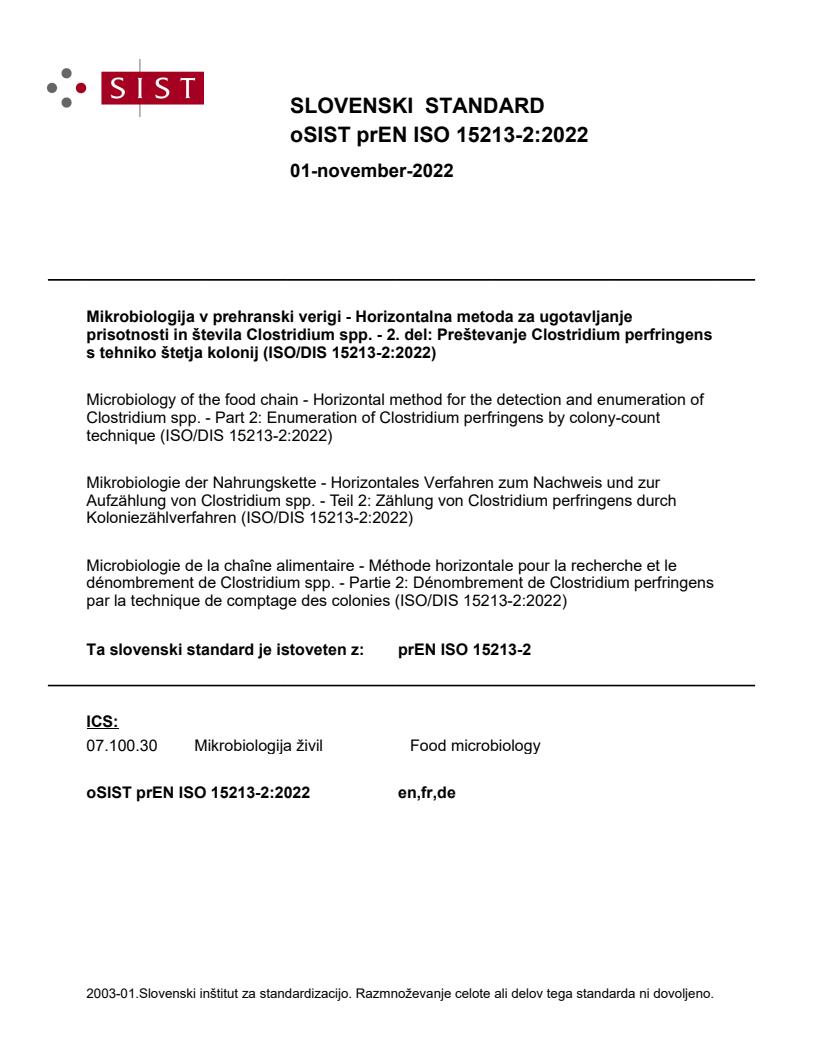 prEN ISO 15213-2:2022