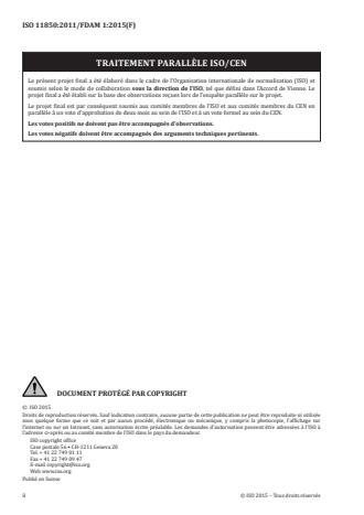 ISO 11850:2011/Amd 1:2016 ISO 11850:2011/Amd 1:2016 - Page 2 preview