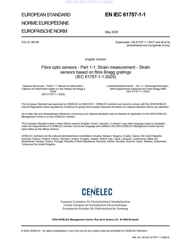 EN IEC 61757-1-1:2020 - BARVE