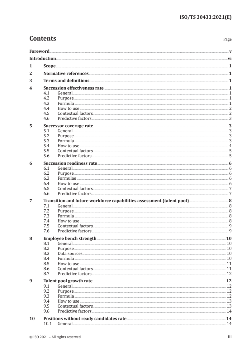 ISO/TS 30433:2021 - Human resource management — Succession planning metrics cluster
Released:5/18/2021