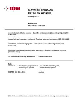 EN ISO 5361:2023 - Page 1 preview