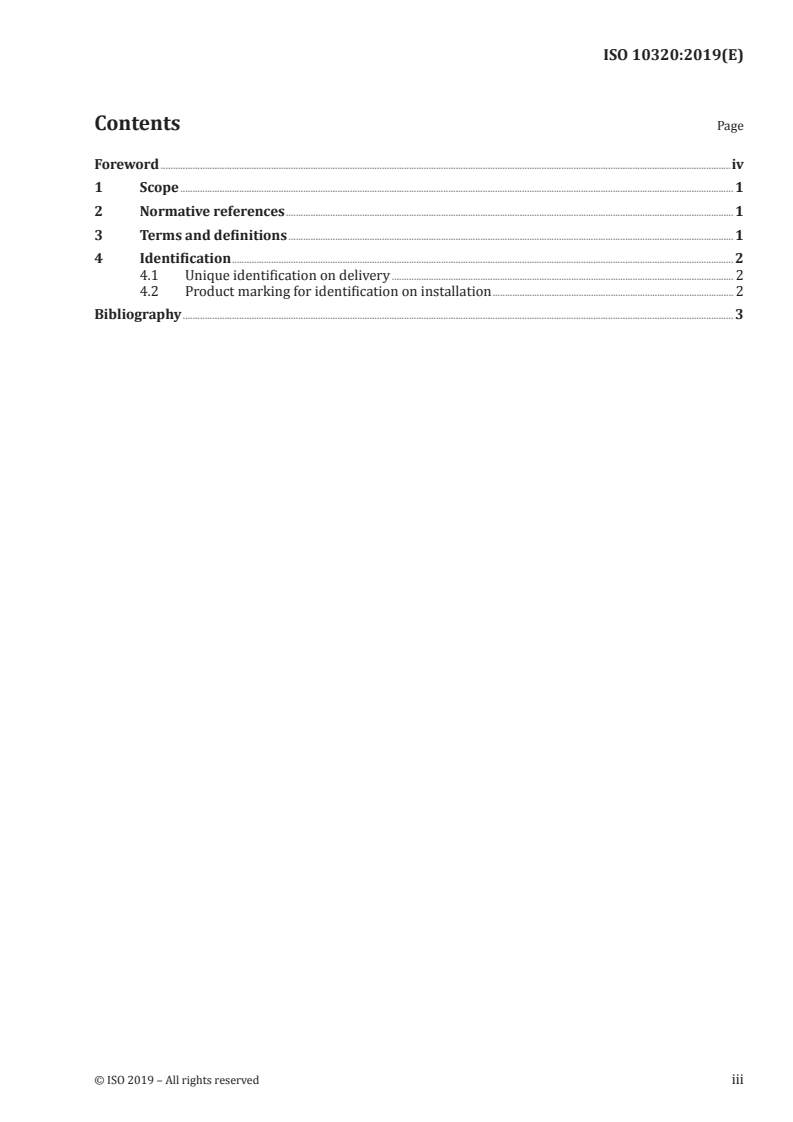 ISO 10320:2019 - Geosynthetics — Identification on site
Released:2/28/2019