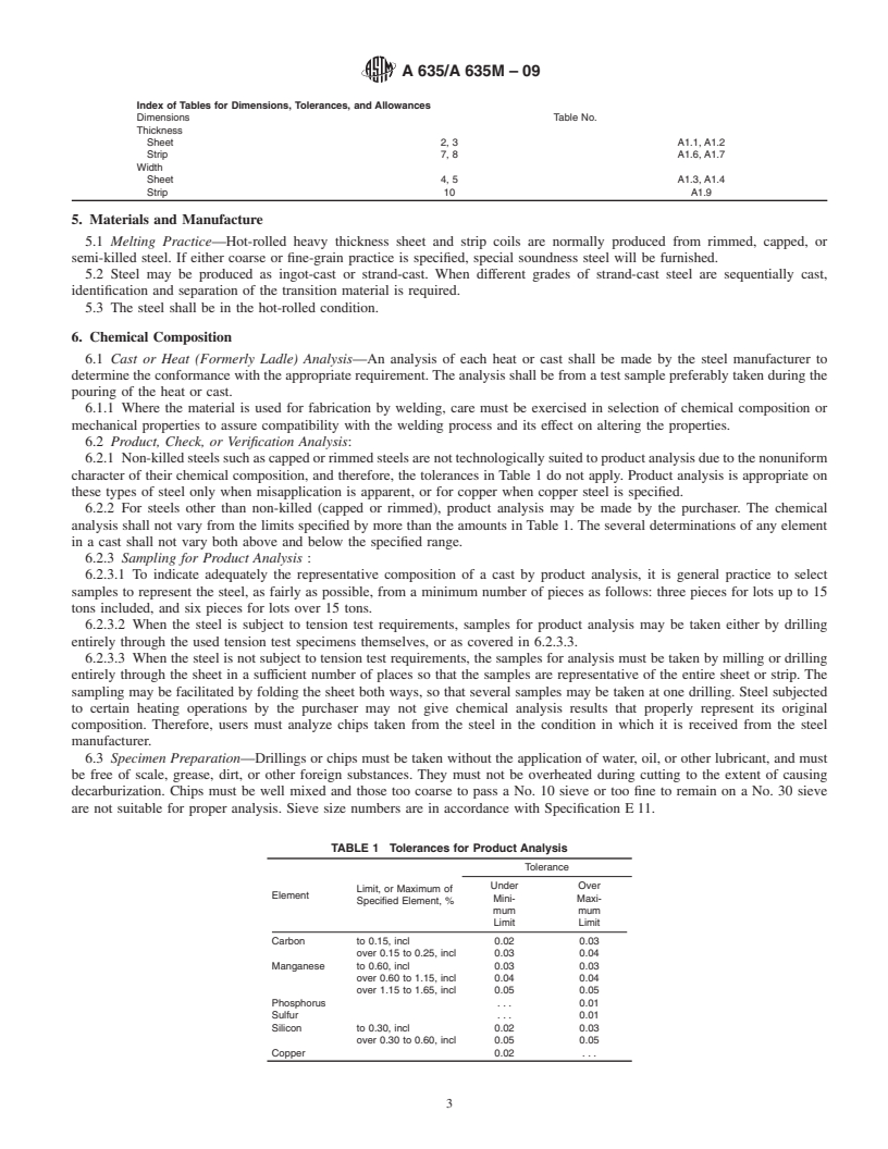 REDLINE ASTM A635/A635M-09 - Standard Specification for  Steel, Sheet and Strip, Heavy-Thickness Coils, Hot-Rolled, Alloy, Carbon, Structural, High-Strength Low-Alloy, and High-Strength Low-Alloy with Improved Formability, General Requirements for