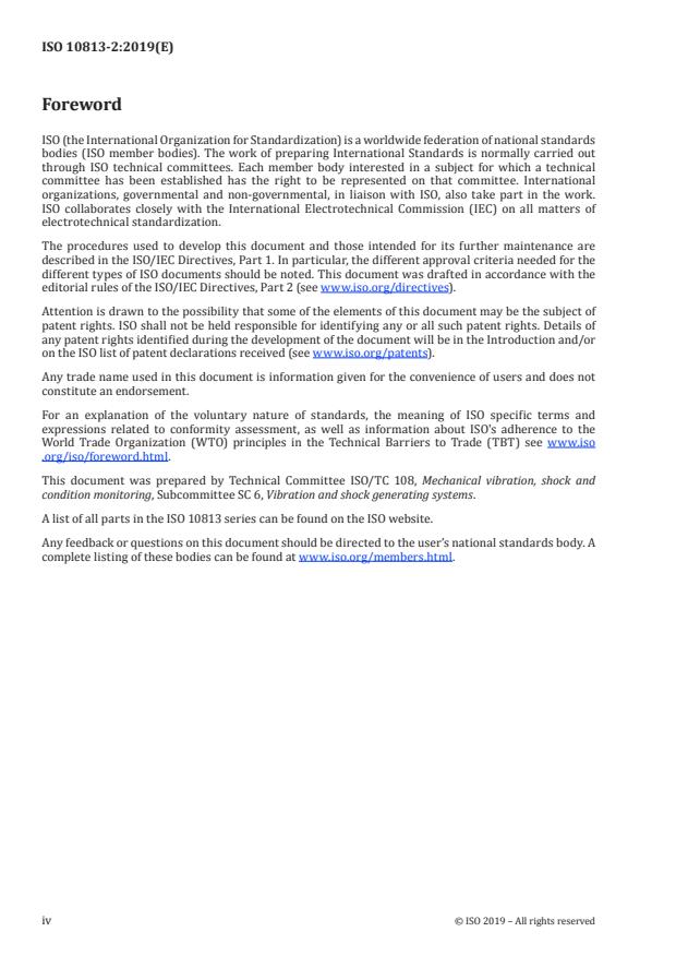 ISO 10813-2:2019 ISO 10813-2:2019 - Vibration-generating machines -- Guidance for selection - Page 4 preview