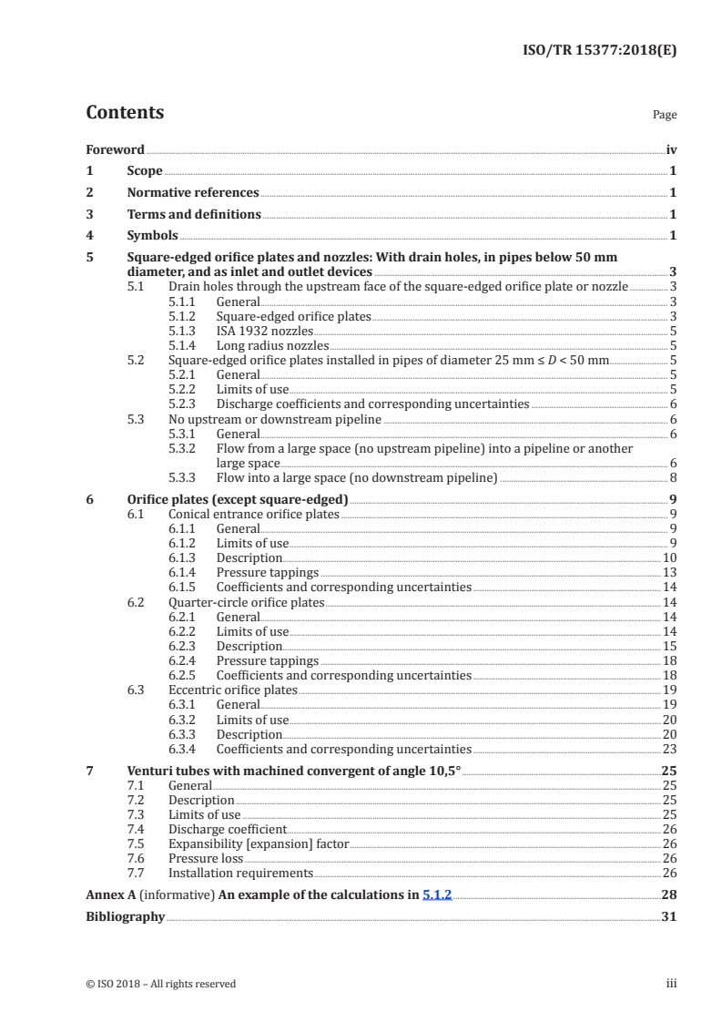 ISO/TR 15377:2018 - Measurement of fluid flow by means of pressure-differential devices — Guidelines for the specification of orifice plates, nozzles and Venturi tubes beyond the scope of ISO 5167
Released:1/5/2018