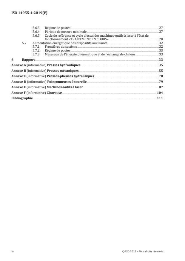 ISO 14955-4:2019 ISO 14955-4:2019 - Machines-outils -- Évaluation environnementale des machines-outils - Page 4 preview