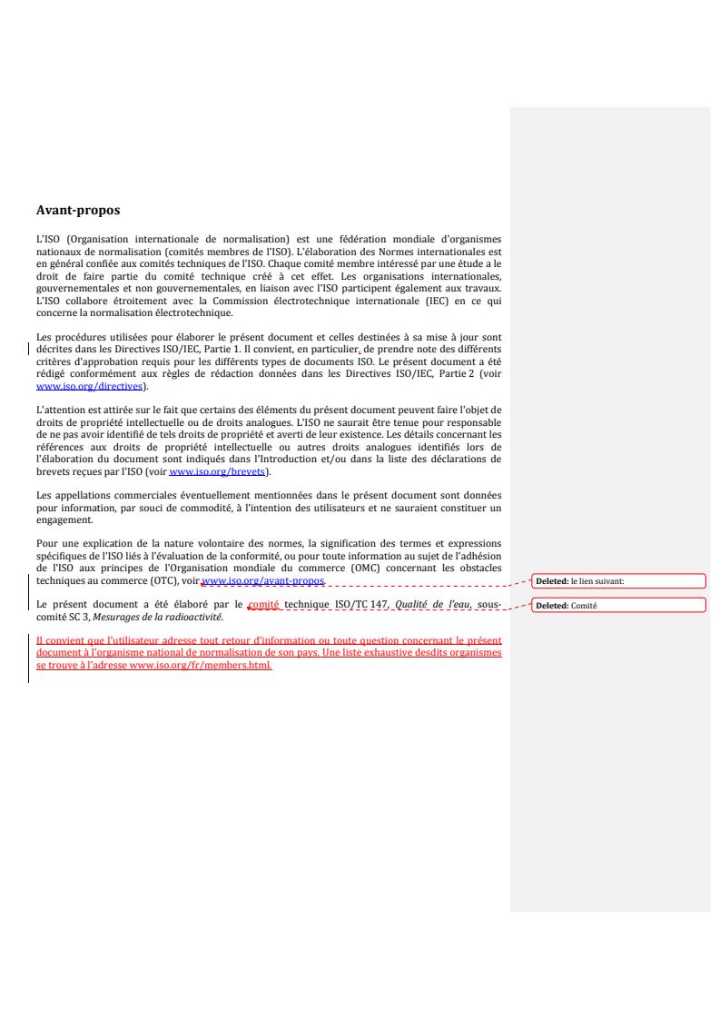 ISO 13169:2018 REDLINE ISO 13169:2018 - Water quality — Uranium — Test method using alpha liquid scintillation counting
Released:7/4/2018 - Page 2 preview