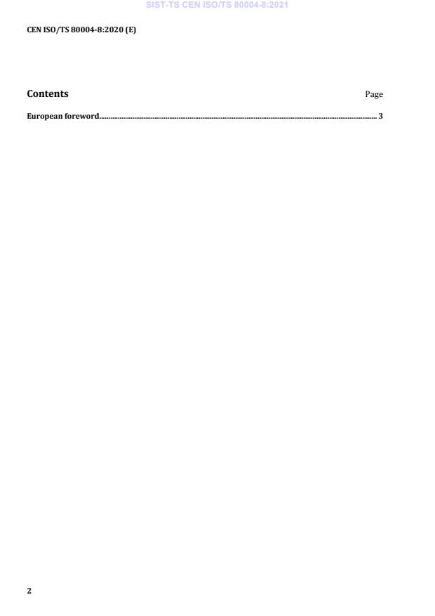 SIST-TS CEN ISO/TS 80004-8:2021 SIST-TS CEN ISO/TS 80004-8:2021 - Page 4 preview