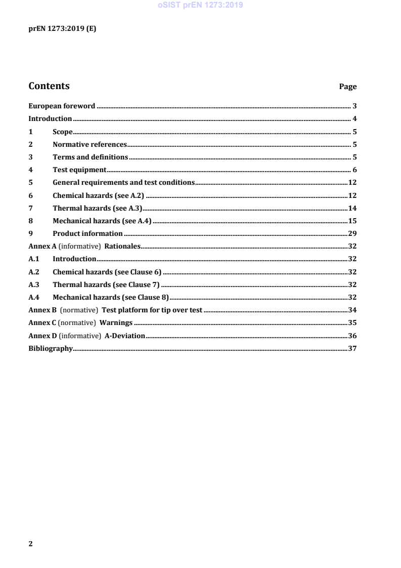 SIST EN 1273:2021 oSIST prEN 1273:2019 - BARVE - Page 4 preview