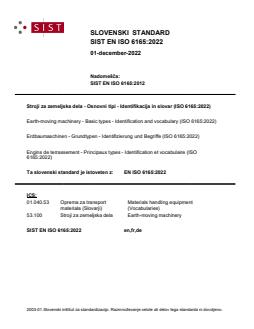 EN ISO 6165:2022 - Page 1 preview