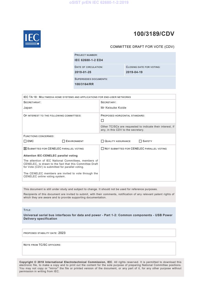 prEN IEC 62680-1-2:2019 - BARVE