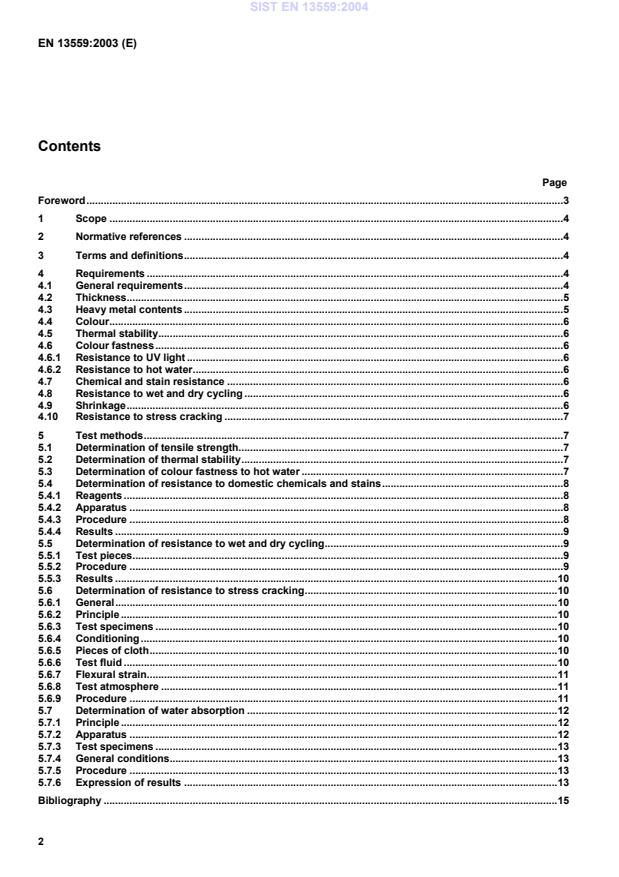 EN 13559:2003 EN 13559:2004 - BARVE - Page 4 preview