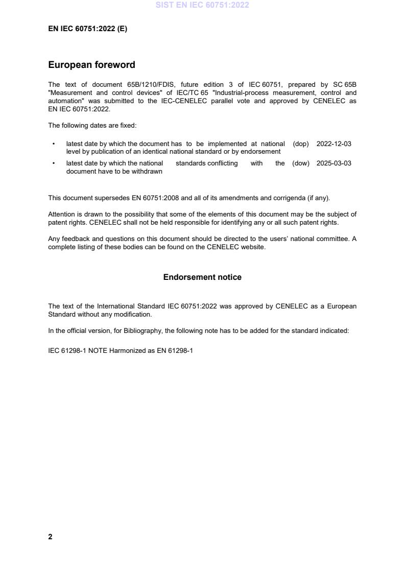 SIST EN IEC 60751:2022 SIST EN IEC 60751:2022 - Page 4 preview