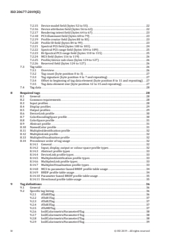 SIST ISO 20677:2020 ISO 20677:2019 - Image technology colour management — Extensions to architecture, profile format and data structure
Released:13. 02. 2019 - Page 4 preview