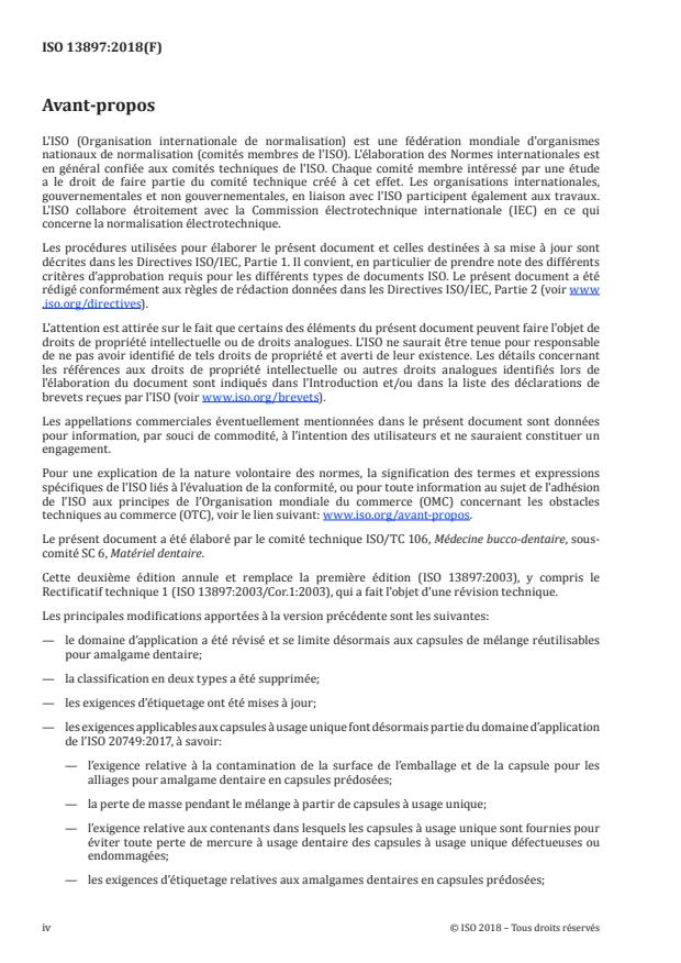 ISO 13897:2018 ISO 13897:2018 - Médecine bucco-dentaire -- Capsules de mélange réutilisables pour amalgame dentaire - Page 4 preview