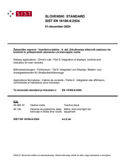 EN 16186-6:2024 - BARVE - Page 1 preview