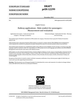 prEN 12299:2023 - BARVE - Page 3 preview