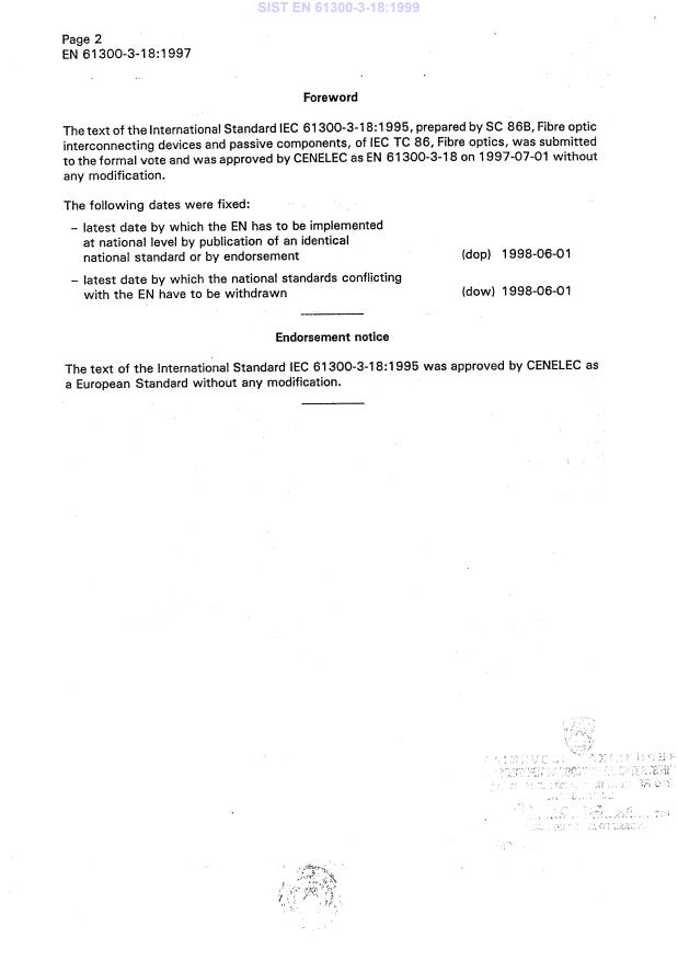 EN 61300-3-18:1997 EN 61300-3-18:1999 - Page 4 preview