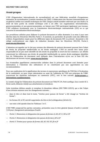 ISO 7388-3:2016 ISO 7388-3:2016 - Queues d'outils a conicité 7/24 pour changement automatique d'outils - Page 4 preview