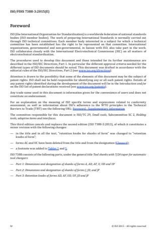 ISO 7388-3:2016 ISO 7388-3:2016 - Tool shanks with 7/24 taper for automatic tool changers - Page 4 preview