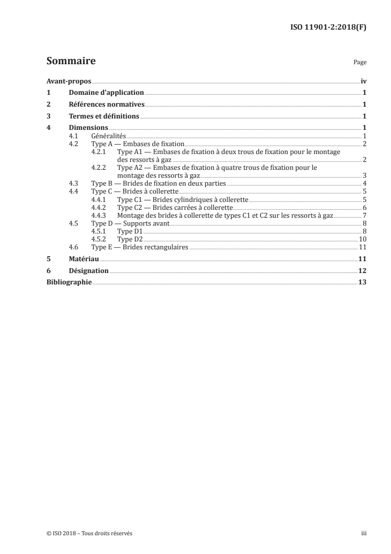 ISO 11901-2:2018 - Outillage de presse — Ressorts à gaz — Partie 2: Spécifications des accessoires
Released:10/23/2018