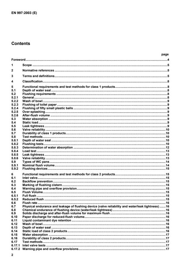 EN 997:2003 EN 997:2004 - Page 4 preview