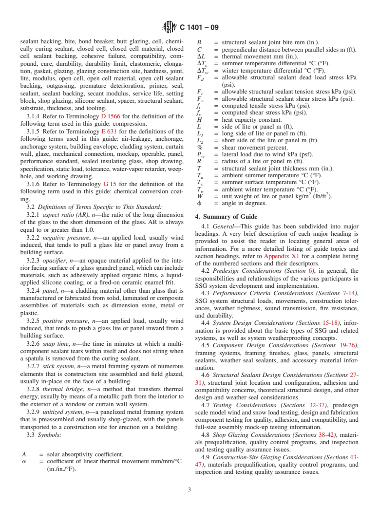 ASTM C1401-09 - Standard Guide for Structural Sealant Glazing