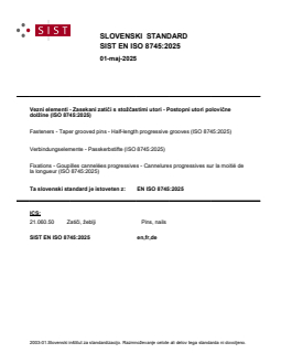 EN ISO 8745:2025 - Page 1 preview