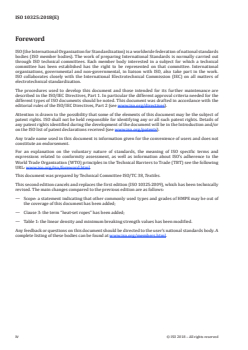 ISO 10325:2018 - Fibre ropes — High modulus polyethylene — 8-strand braided ropes, 12-strand braided ropes and covered ropes
Released:9/3/2018 - Page 4 preview