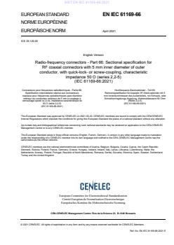 EN IEC 61169-66:2021 - Page 3 preview