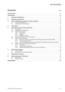 ISO 7096:2020 - Engins de terrassement -- Évaluation en laboratoire des vibrations transmises a l'opérateur par le siege - Page 3 preview