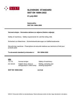 EN 15094:2022 EN 15094:2022 - BARVE - Page 1 preview