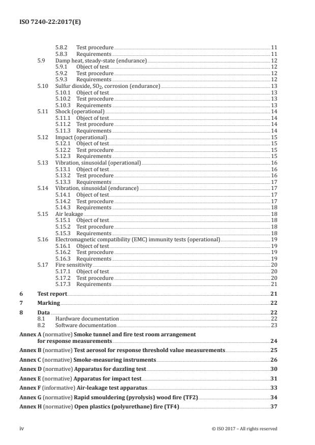 ISO 7240-22:2017 ISO 7240-22:2017 - Fire detection and alarm systems - Page 4 preview