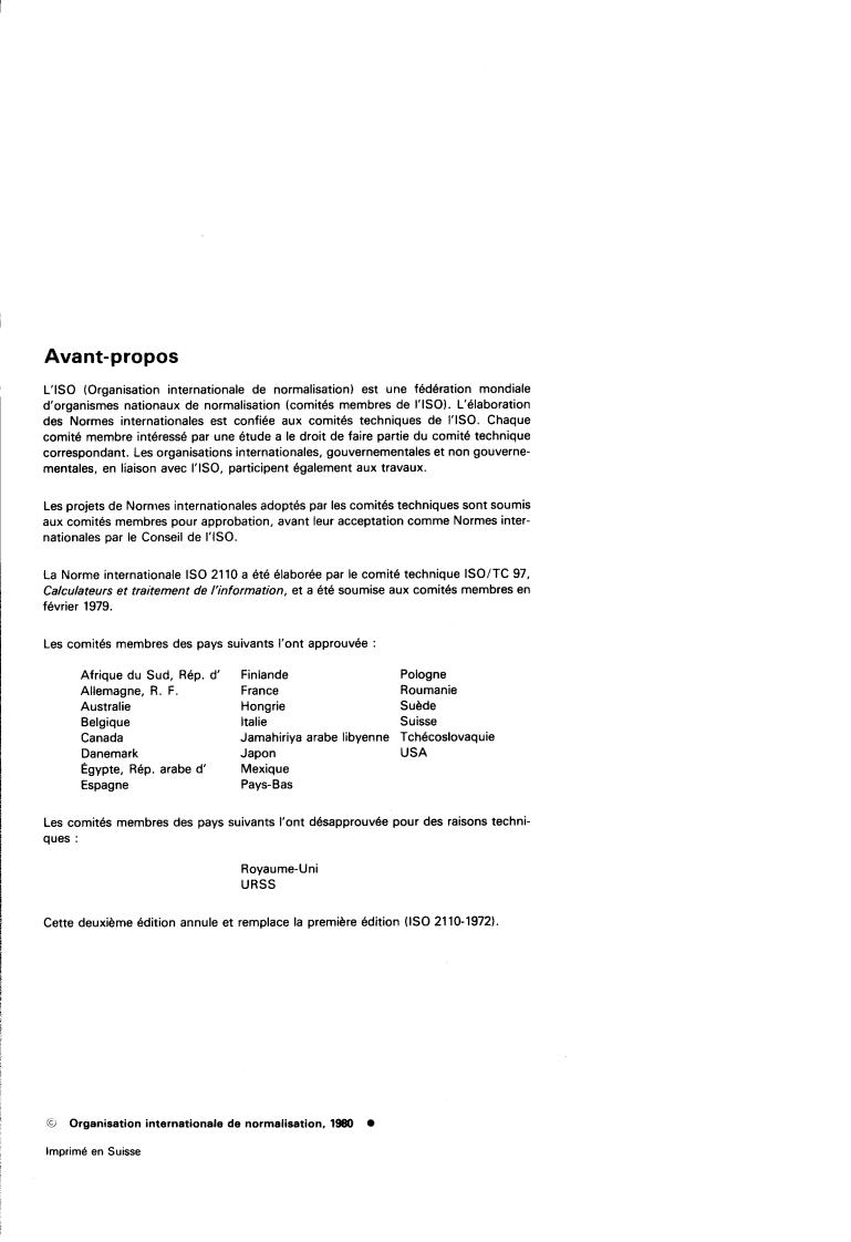 ISO 2110:1980 ISO 2110:1980 - Data communication — 25- pin DTE/DCE interface connector and pin assignments
Released:7/1/1980 - Page 2 preview