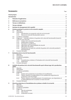 ISO 25119-1:2018 ISO 25119-1:2018 - Tracteurs et matériels agricoles et forestiers — Parties des systèmes de commande relatives à la sécurité — Partie 1: Principes généraux pour la conception et le développement
Released:10/12/2018 - Page 3 preview