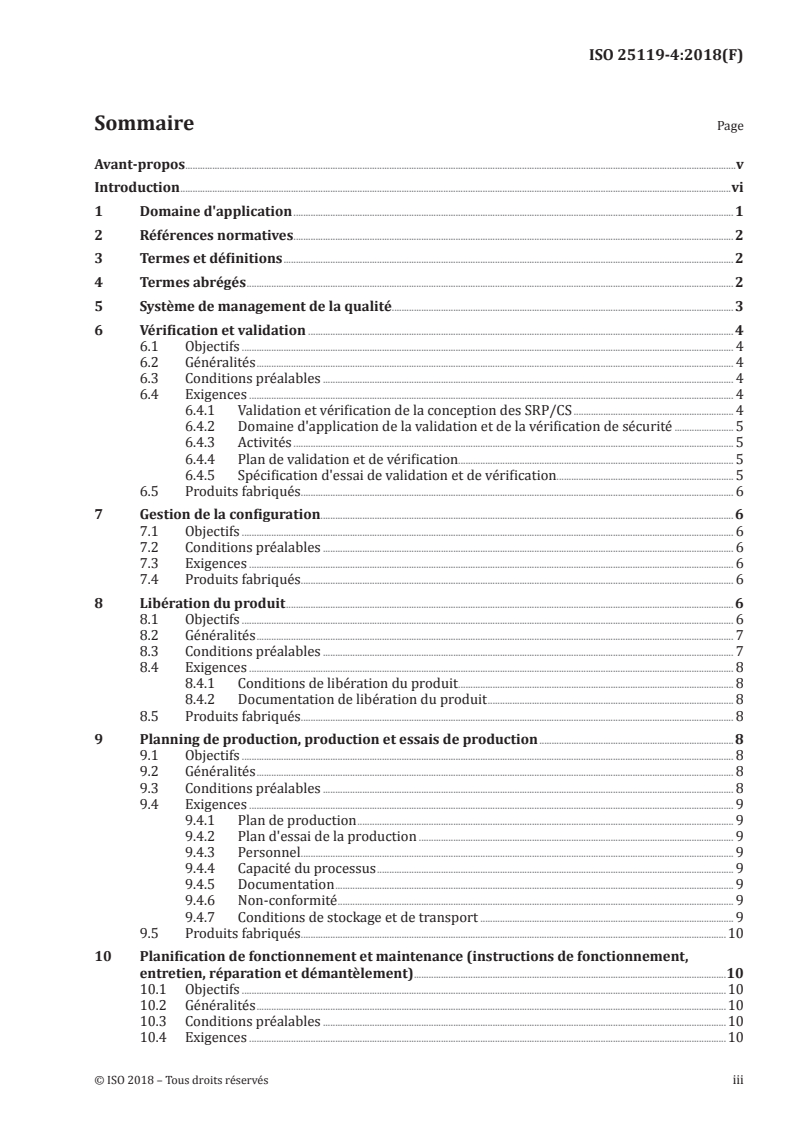 ISO 25119-4:2018 ISO 25119-4:2018 - Tracteurs et matériels agricoles et forestiers — Parties des systèmes de commande relatives à la sécurité — Partie 4: Procédés de production, de fonctionnement, de modification et d'entretien
Released:10/12/2018