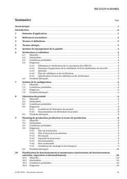 ISO 25119-4:2018 - Tracteurs et matériels agricoles et forestiers — Parties des systèmes de commande relatives à la sécurité — Partie 4: Procédés de production, de fonctionnement, de modification et d'entretien
Released:10/12/2018 - Page 3 preview