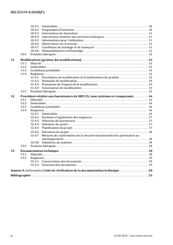 ISO 25119-4:2018 - Tracteurs et matériels agricoles et forestiers — Parties des systèmes de commande relatives à la sécurité — Partie 4: Procédés de production, de fonctionnement, de modification et d'entretien
Released:10/12/2018 - Page 4 preview