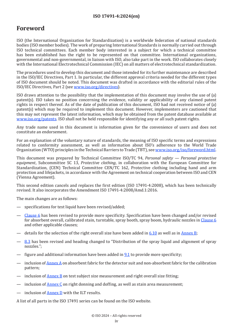 ISO 17491-4:2024 ISO 17491-4:2024 - Protective clothing — Test methods for clothing providing protection against chemicals — Part 4: Determination of resistance to penetration by a spray of liquid (spray test)
Released:31. 05. 2024 - Page 4 preview