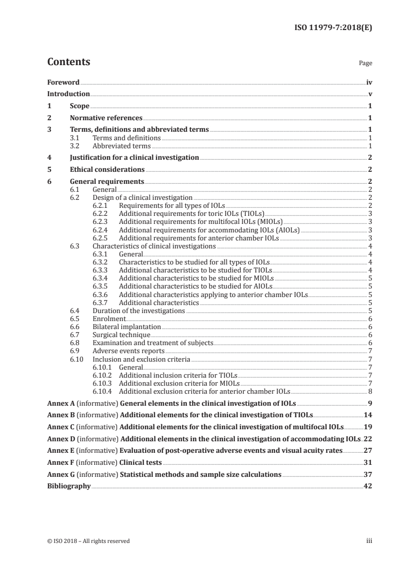 ISO 11979-7:2018 - Ophthalmic implants — Intraocular lenses — Part 7: Clinical investigations of intraocular lenses for the correction of aphakia
Released:3/23/2018