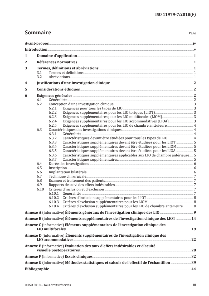 ISO 11979-7:2018 - Implants ophtalmiques — Lentilles intraoculaires — Partie 7: Investigations cliniques de lentilles intraoculaires pour la correction de l'aphakie
Released:3/23/2018