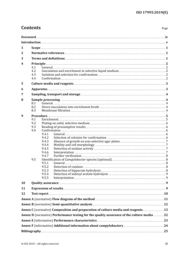 ISO 17995:2019 - Water quality -- Detection and enumeration of thermotolerant Campylobacter spp