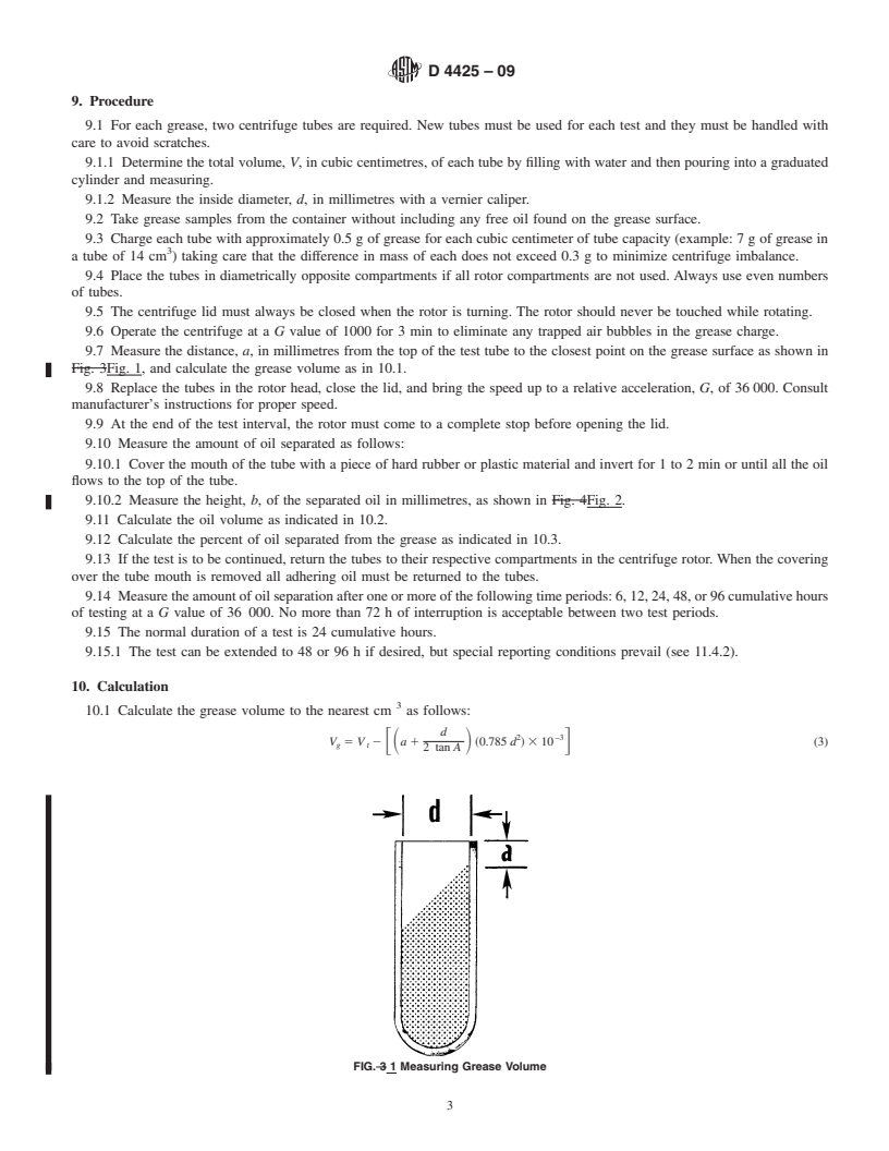 REDLINE ASTM D4425-09 - Standard Test Method for Oil Separation From Lubricating Grease by Centrifuging (Koppers Method)