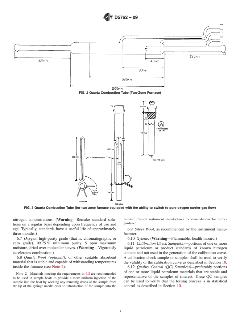 ASTM D5762-09 - Standard Test Method for Nitrogen in Petroleum and Petroleum Products by Boat-Inlet Chemiluminescence